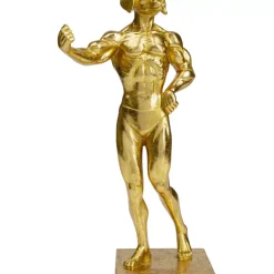Deko Objekt Muscle Dog Gold