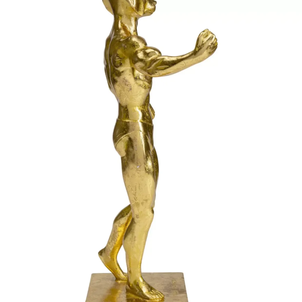 Deko Objekt Muscle Dog Gold