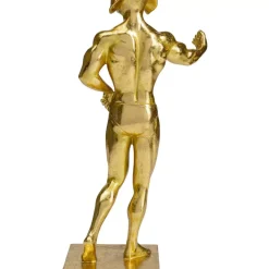 Deko Objekt Muscle Dog Gold