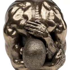 Deko Objekt Nude Man Relief 13Cm