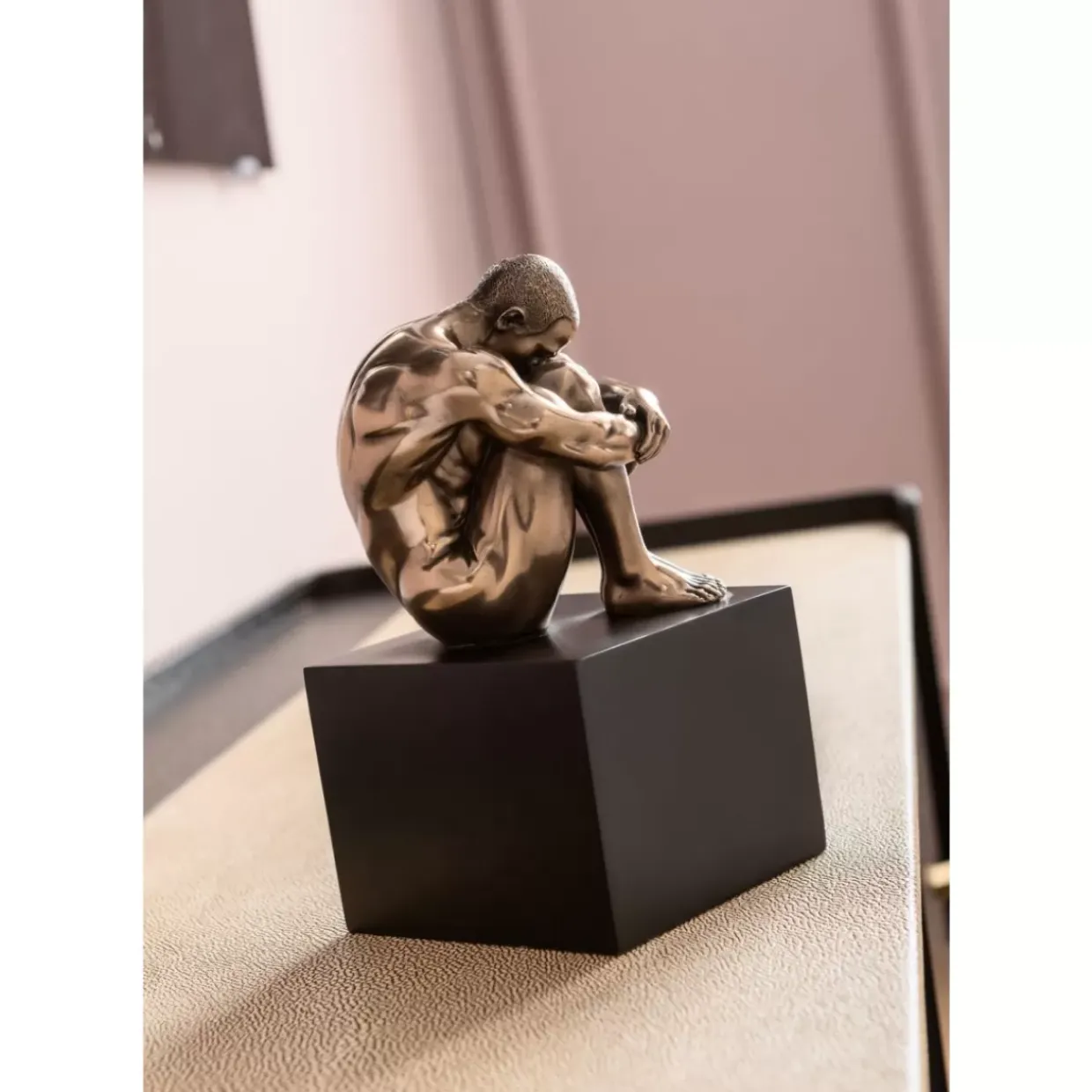Deko Objekt Nude Man Thinking 10Cm