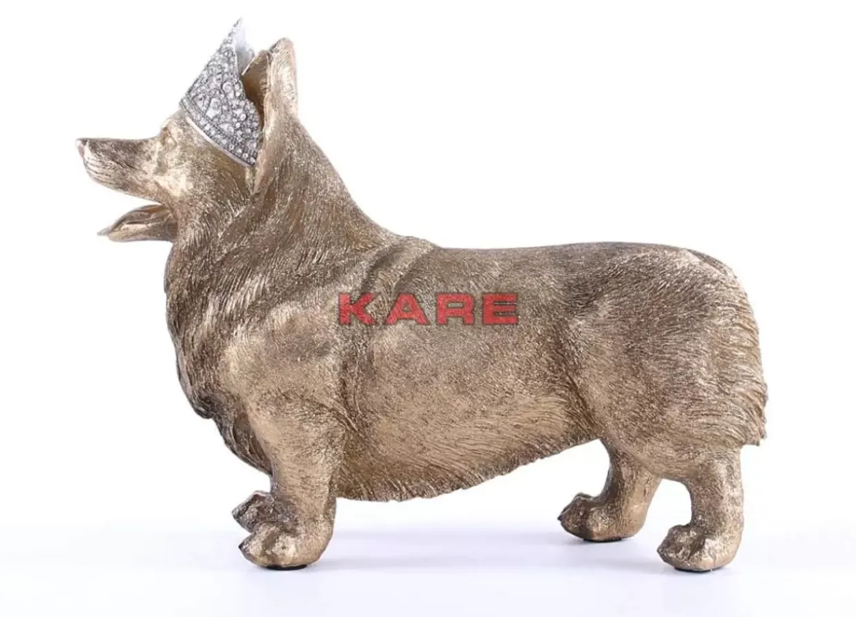 Deko Objekt Royal Standing Corgi