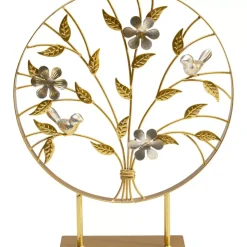 Deko Objekt Singing Birds Gold 38Cm