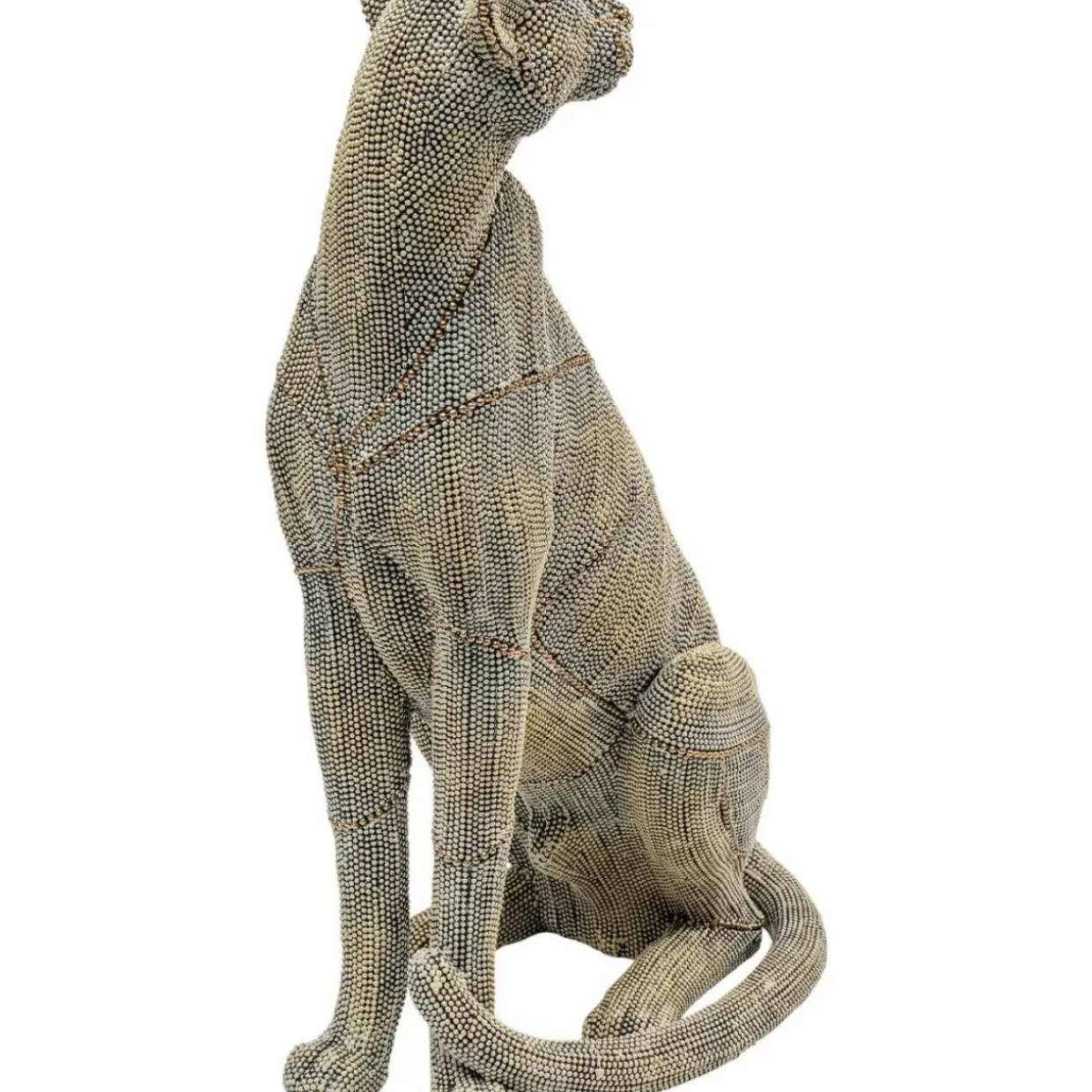 Deko Objekt Sitting Leopard Pearls 42