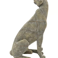 Deko Objekt Sitting Leopard Pearls 42