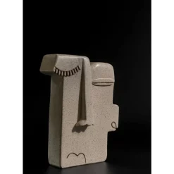 Deko Objekt Sleeping Head 22Cm