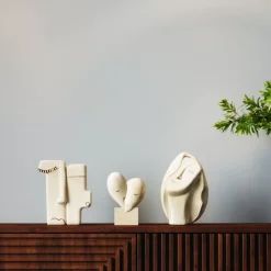 Deko Objekt Sleeping Head 22Cm