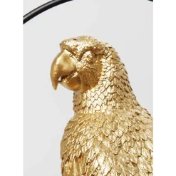 Deko Objekt Swinging Parrot Gold