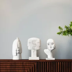 Deko Objekt Symmetric Face 28Cm