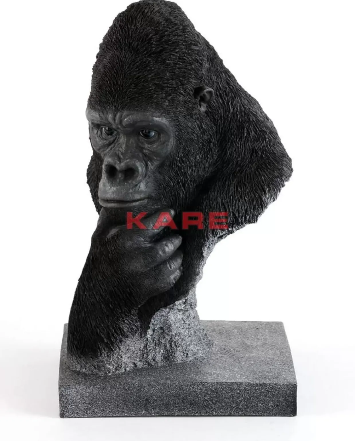 Deko Objekt Thinking Gorilla Head