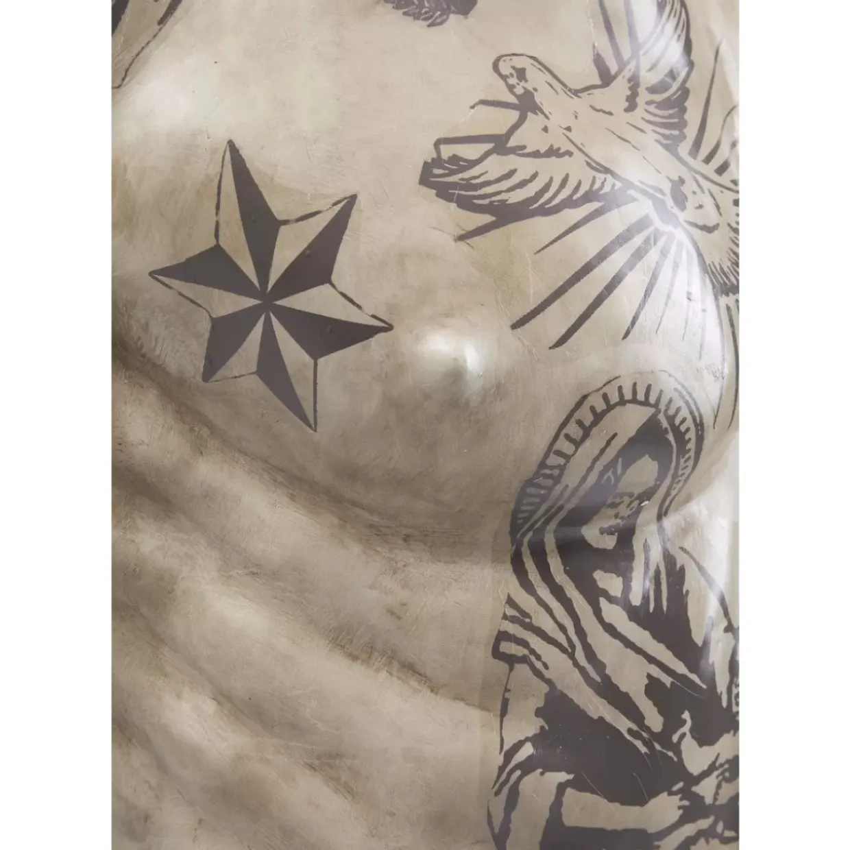 Deko Objekt Torso Tattoo