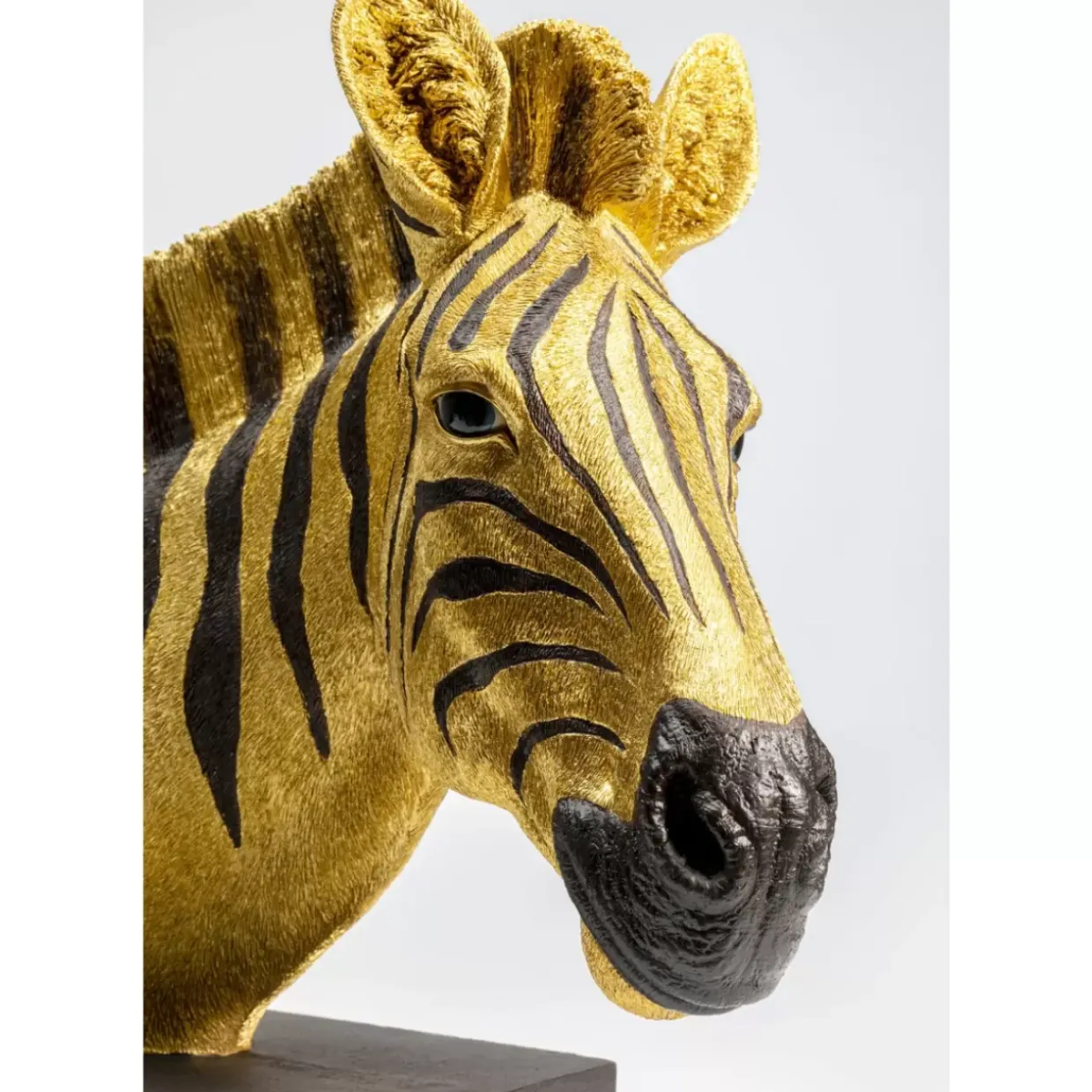 Deko Objekt Zebra Gold