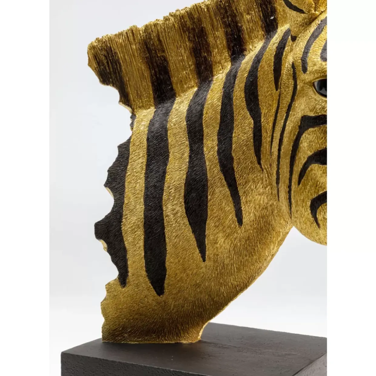 Deko Objekt Zebra Gold