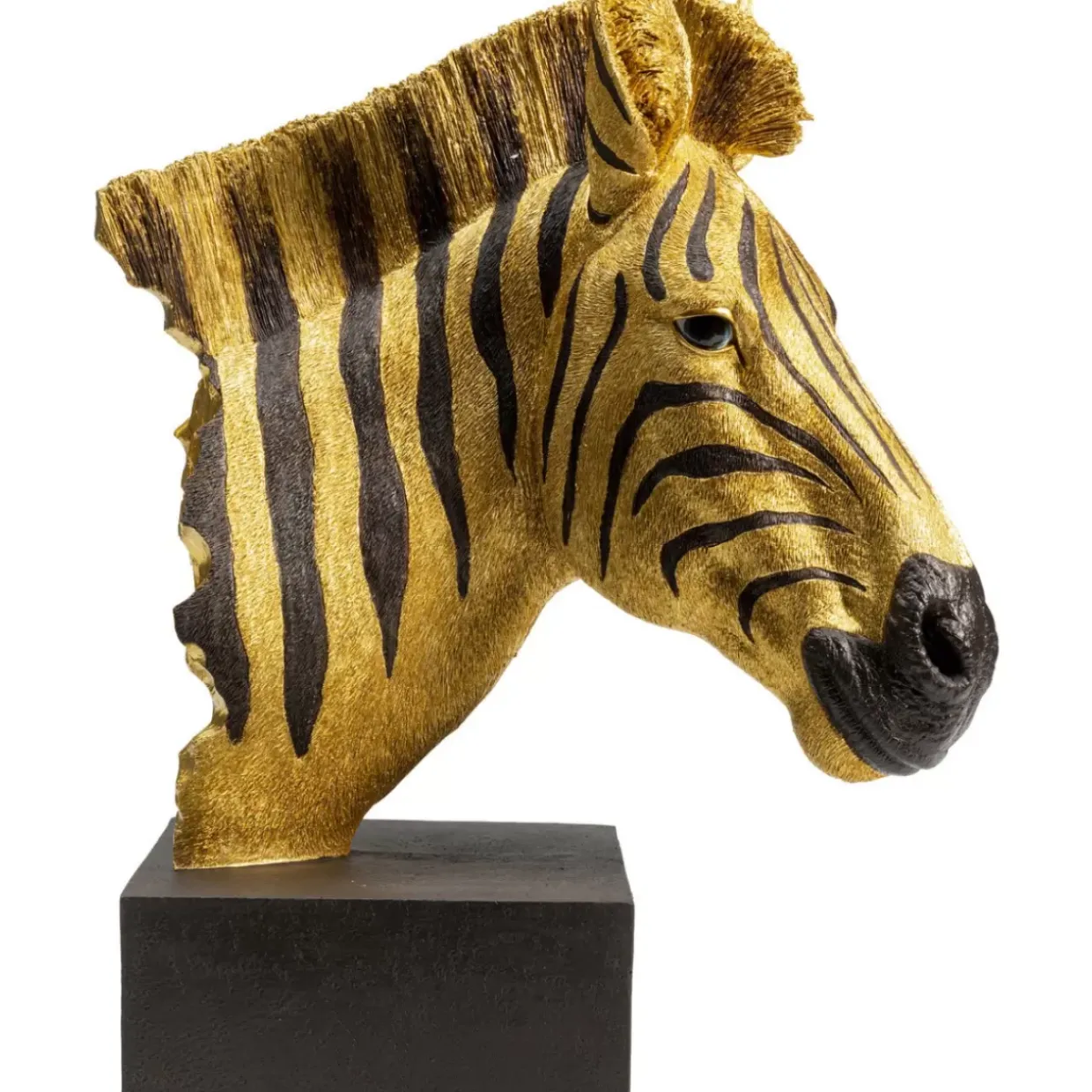 Deko Objekt Zebra Gold