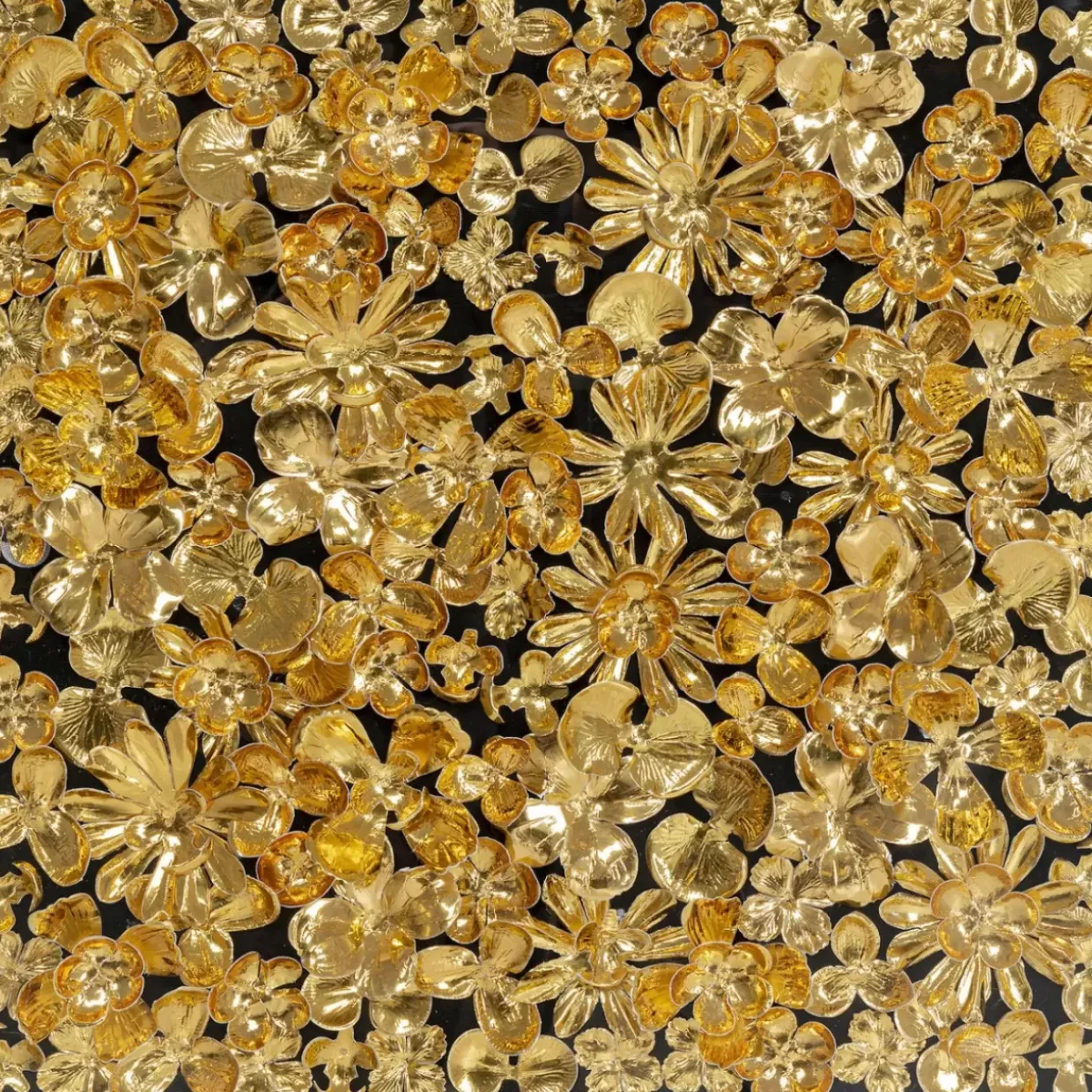 Deko Rahmen Gold Flower 60X60Cm