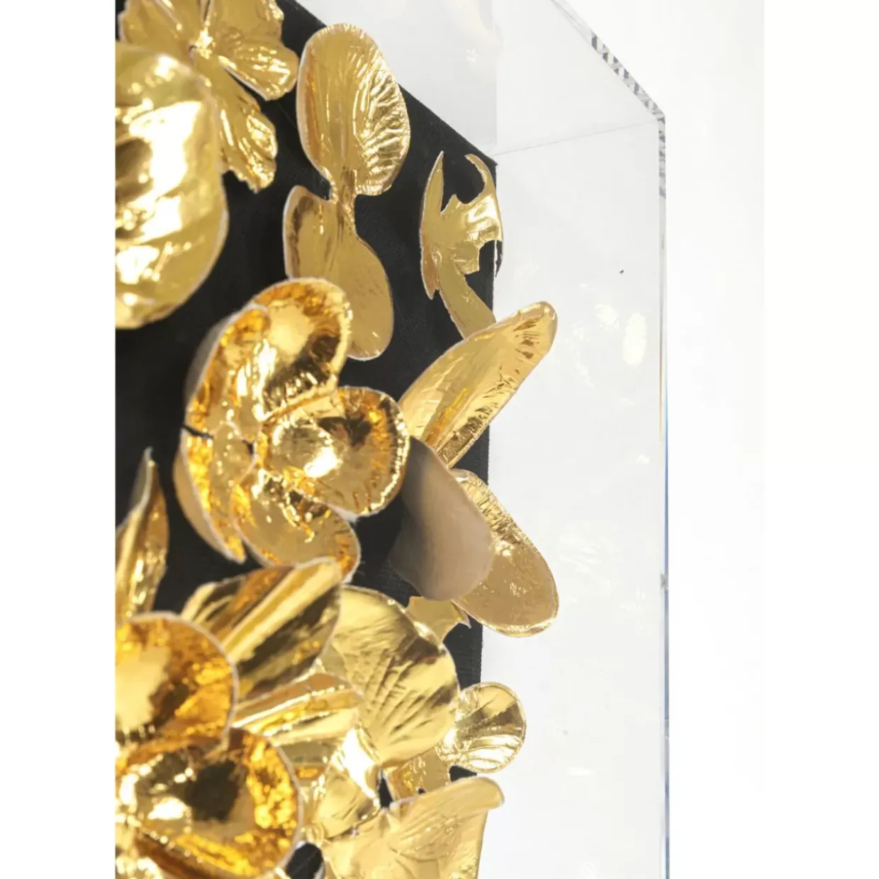 Deko Rahmen Gold Flower 60X60Cm