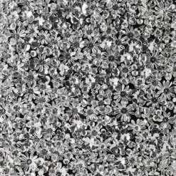 Deko Rahmen Silver Flower 100X100Cm