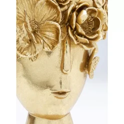 Deko Vase Flowercrown Gold 20Cm