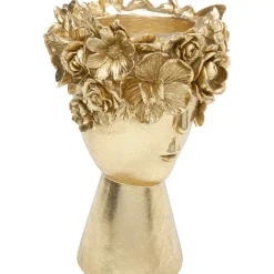 Deko Vase Flowercrown Gold 20Cm