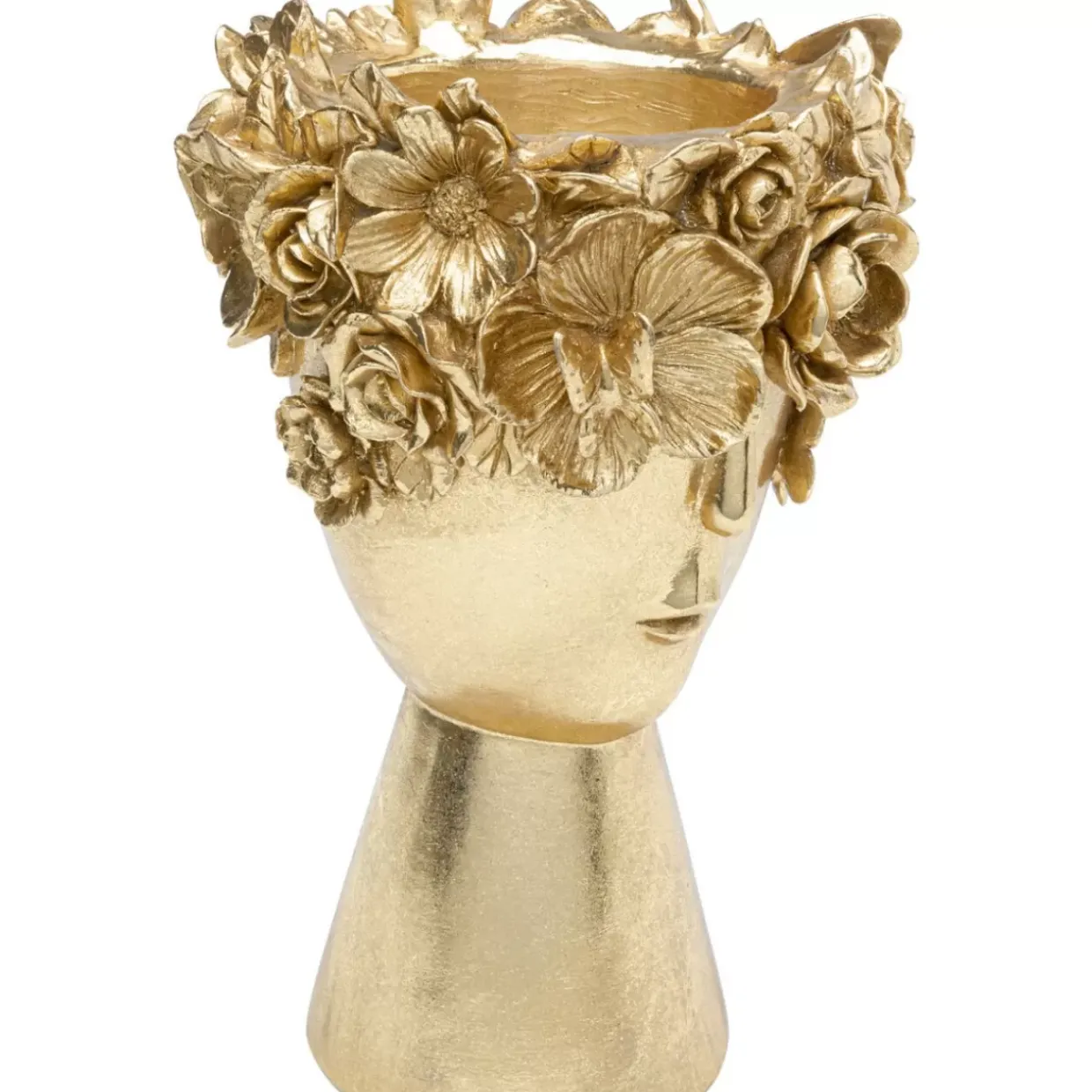 Deko Vase Flowercrown Gold 20Cm