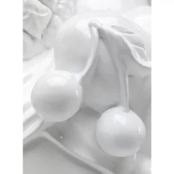 Deko Vase Fruity Weis 37Cm