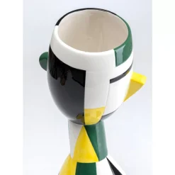 Deko Vase Happy Face 43Cm