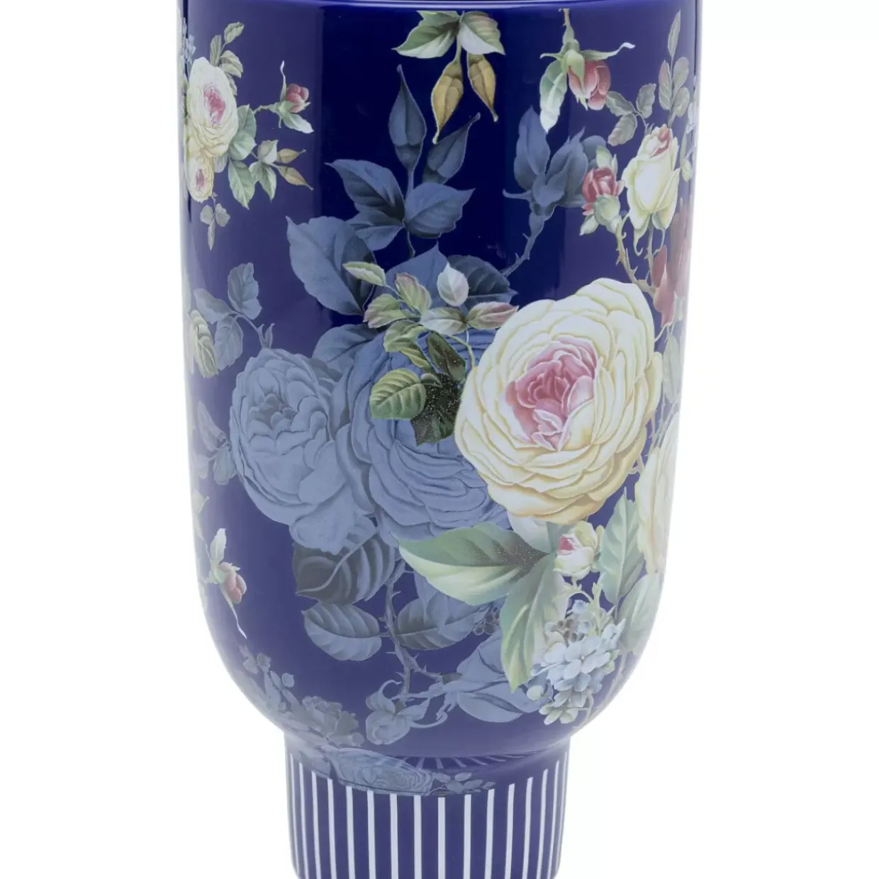 Deko Vase Rose Magic Blau 27Cm