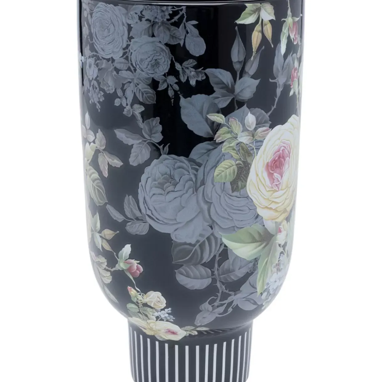 Deko Vase Rose Magic Schwarz 27Cm