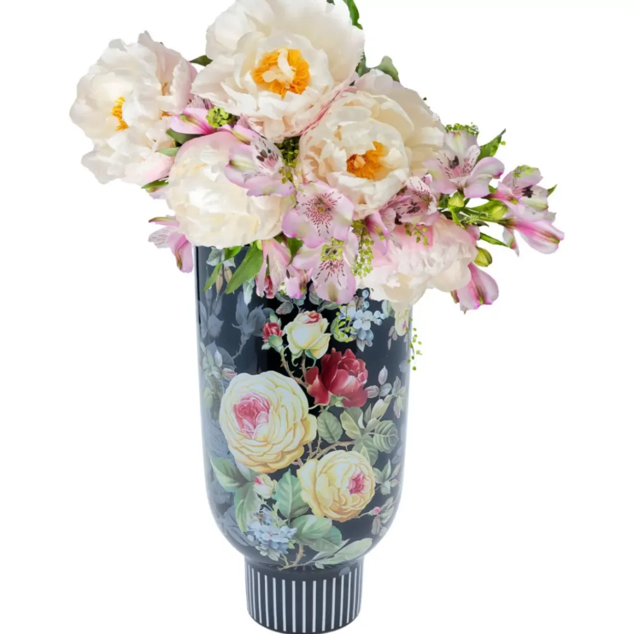 Deko Vase Rose Magic Schwarz 27Cm