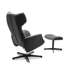 Drehsessel Mit Hocker Ohio Salt And Pepper