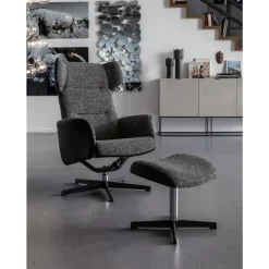 Drehsessel Mit Hocker Ohio Salt And Pepper