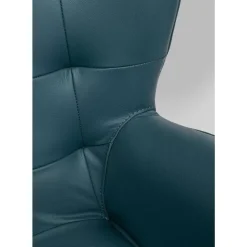 Drehsessel Oscar Leder Blau