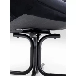 Drehsessel Oscar Velvet Schwarz