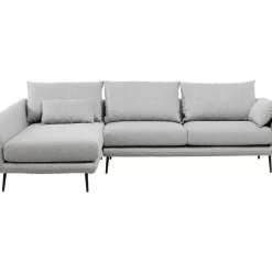 Ecksofa Amalfi Links Grau 275Cm