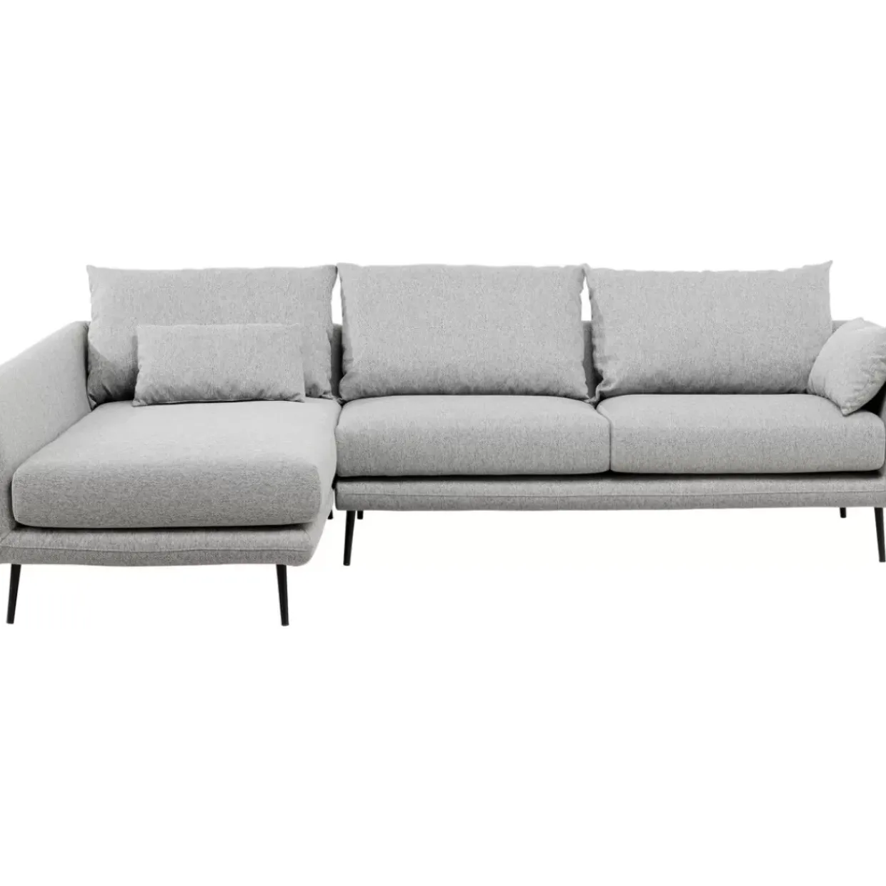 Ecksofa Amalfi Links Grau 275Cm