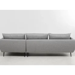 Ecksofa Amalfi Links Grau 275Cm