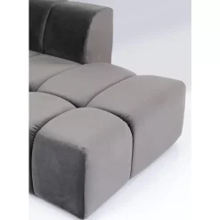 Ecksofa Belami Grau Rechts