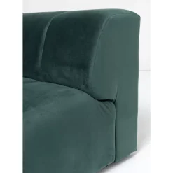 Ecksofa Belami Velvet Dunkelgrun Links 265Cm