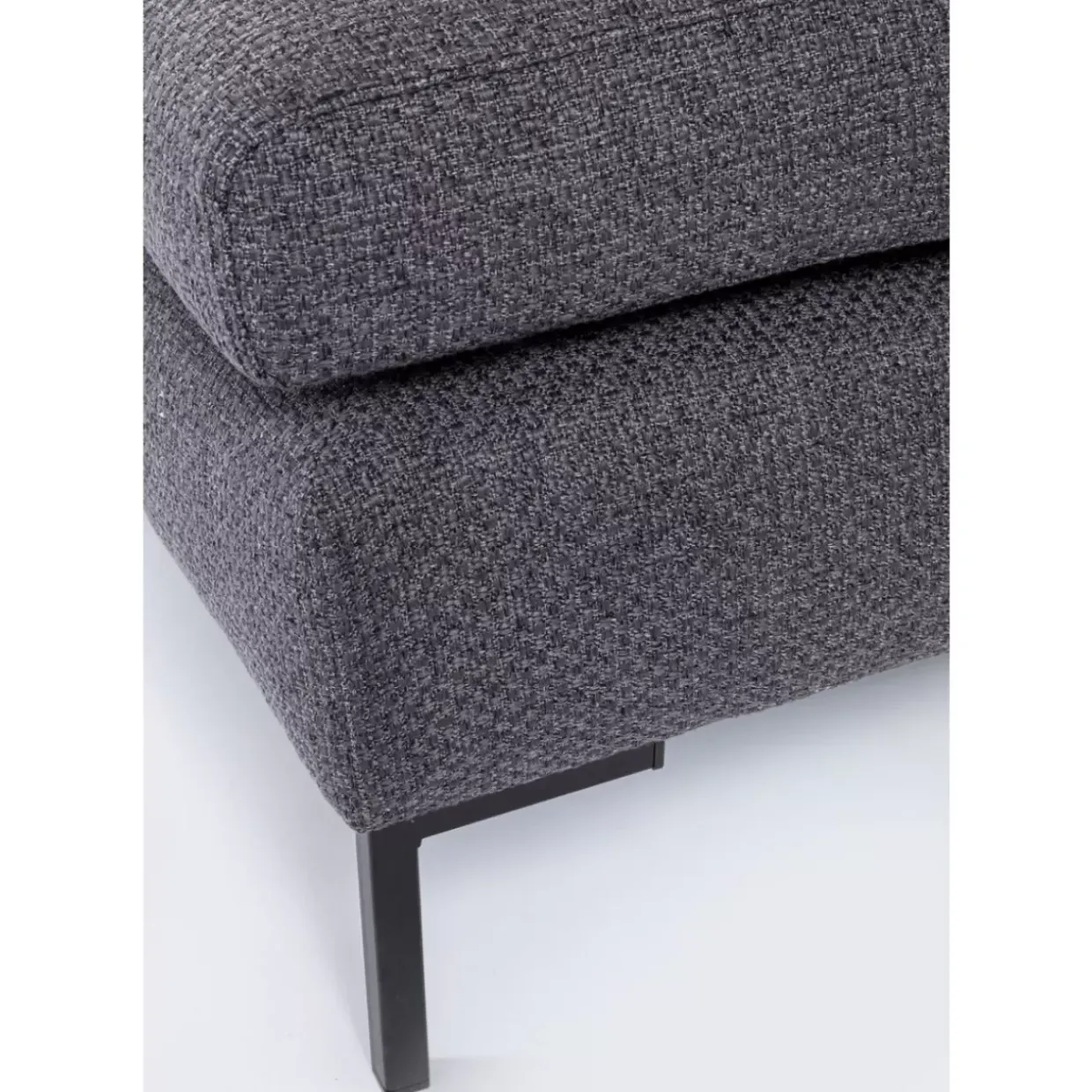 Ecksofa Gianni Dolce Dunkelgrau Links