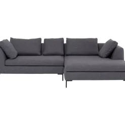 Ecksofa Gianni Dolce Dunkelgrau Rechts