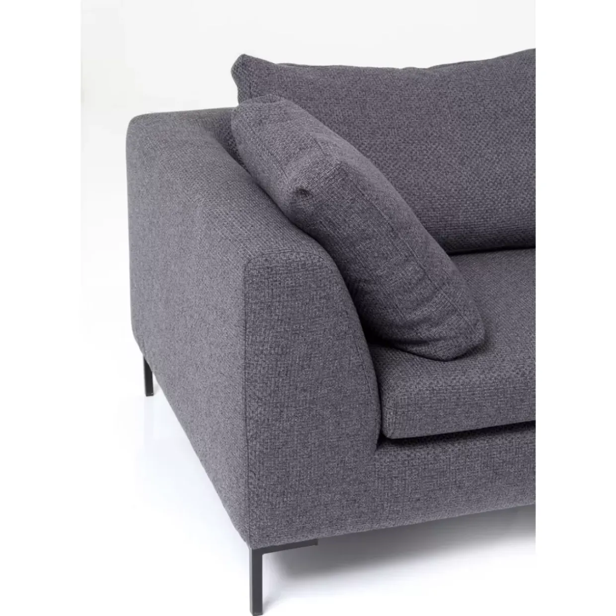 Ecksofa Gianni Dolce Dunkelgrau Rechts