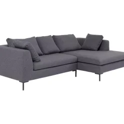 Ecksofa Gianni Dolce Dunkelgrau Rechts