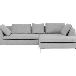 Ecksofa Gianni Dolce Hellgrau Rechts