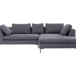 Ecksofa Gianni Grau Rechts
