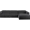 Ecksofa Henry Grau Rechts 335X170Cm