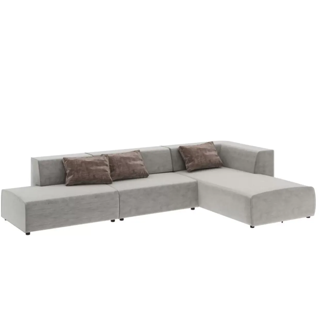 Ecksofa Infinity Atlanta Grau 357Cm