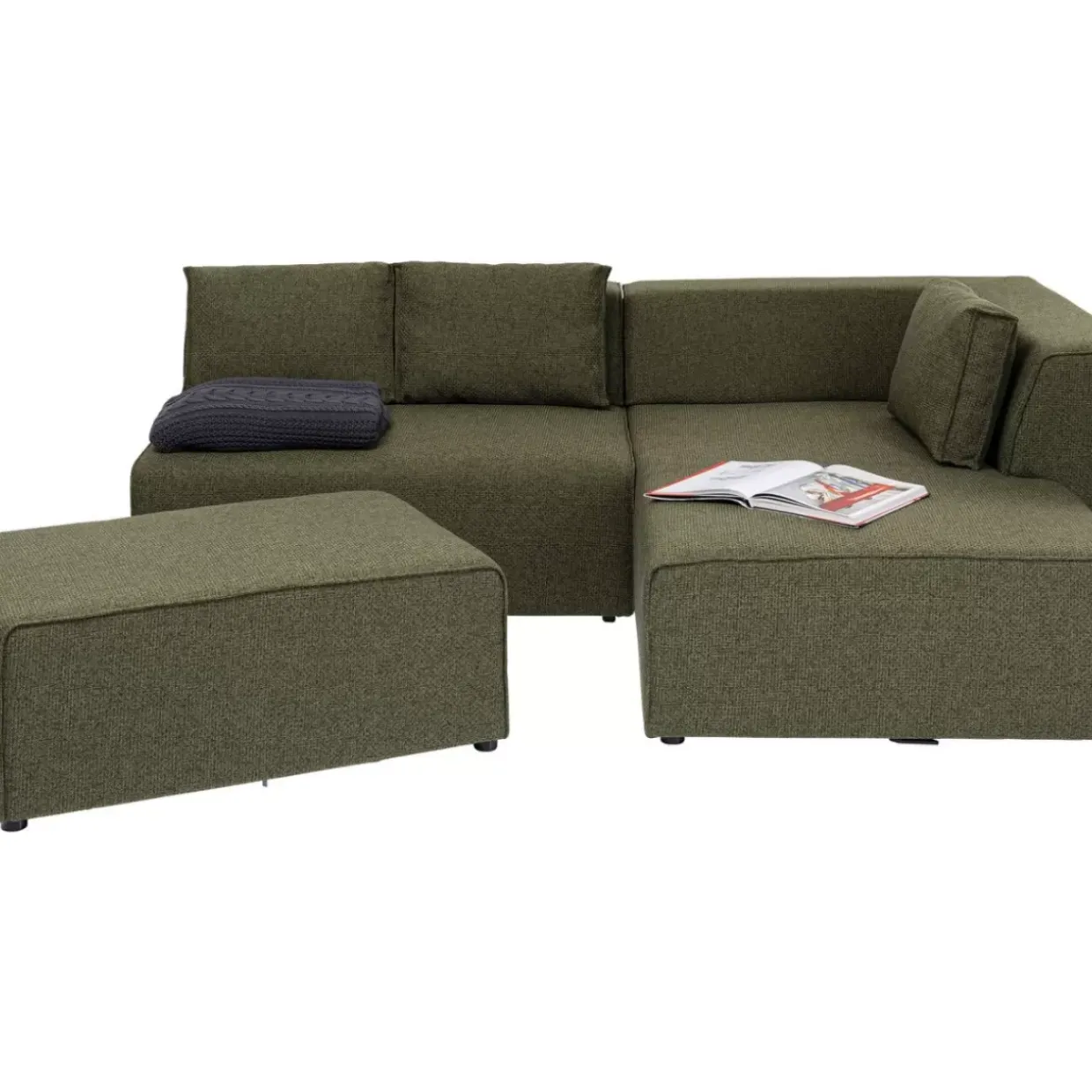 Ecksofa Infinity Dolce Grun Rechts