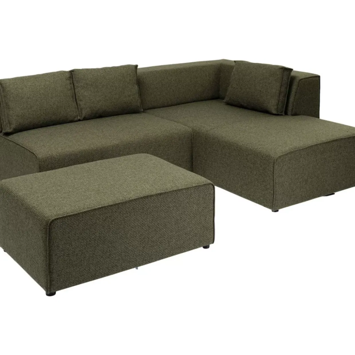 Ecksofa Infinity Dolce Grun Rechts