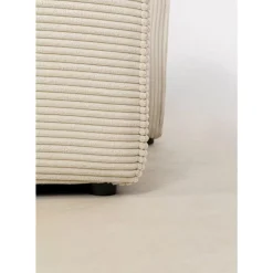 Ecksofa Infinity Ottomane Cord Creme Links