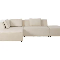 Ecksofa Infinity Ottomane Cord Creme Links